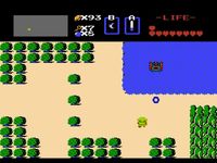 une photo d'Ã©cran de The Legend of Zelda sur Nintendo Nes